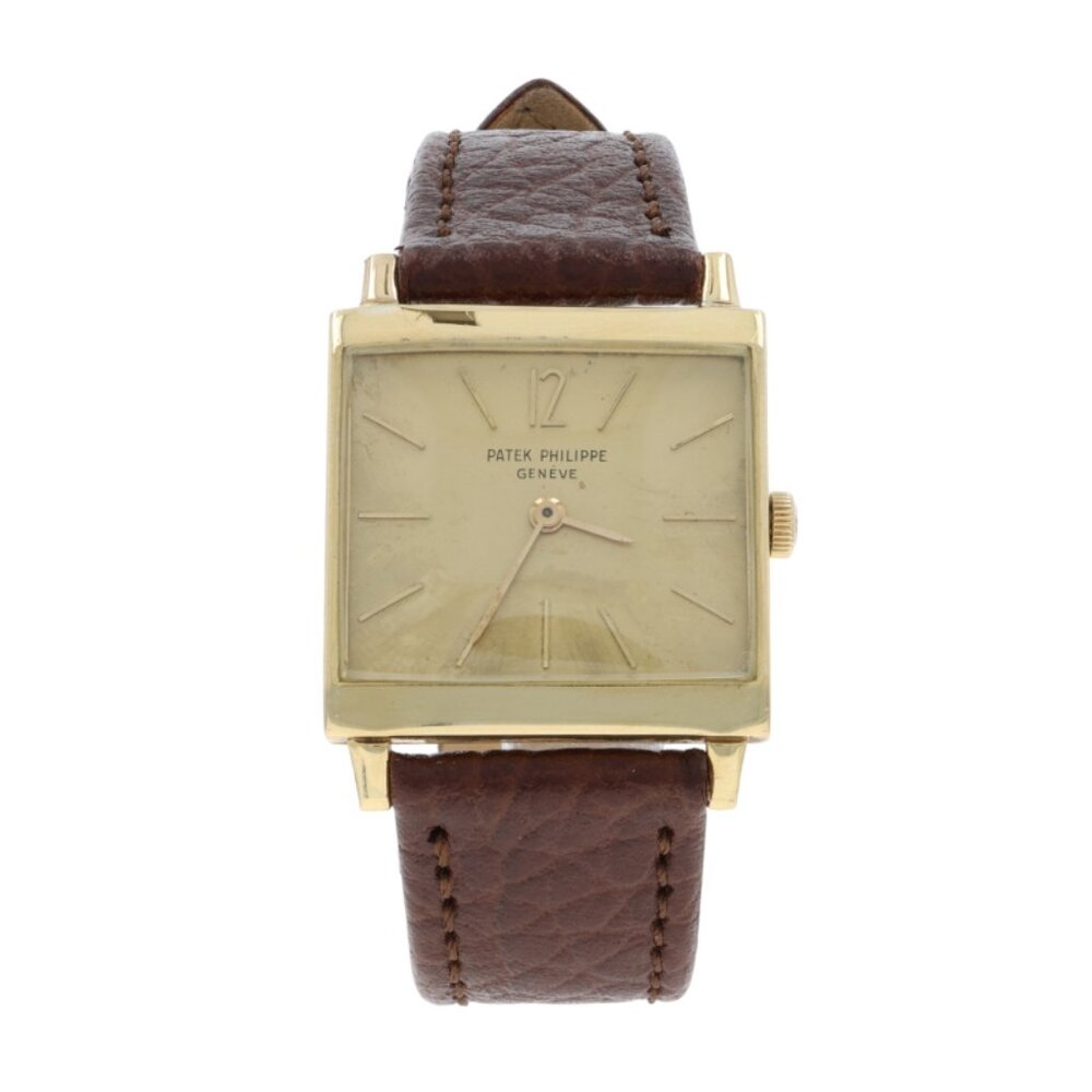 Patek Philippe Tank Calatrava Mens Watch - Yellow Gold 18k 3406